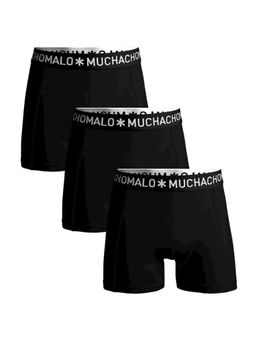 Muchachomalo 3er Pack Solid Men Black, F1-Mucha:Black, Größe-F1-Mucha:M/5 von Muchachomalo