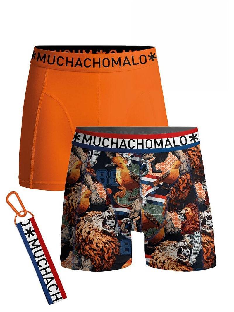 Muchachomalo Boxershorts 2er-Pack Dutch Lion - Größe M von Muchachomalo