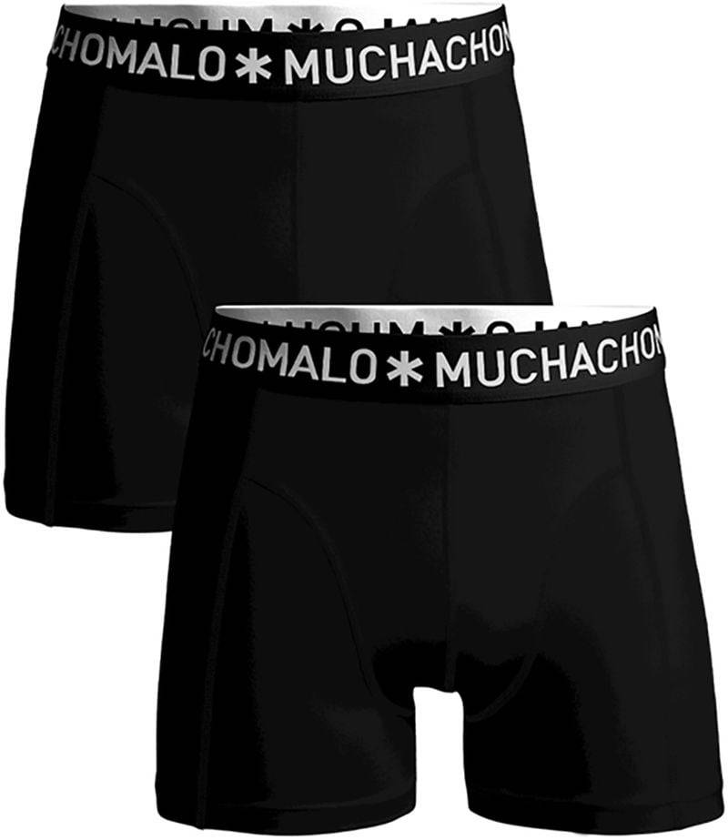 Muchachomalo Boxershorts 2er-Pack Schwarz - Größe M von Muchachomalo