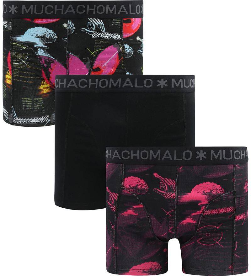Muchachomalo Boxershorts 3er-Pack Binary - Größe XXL von Muchachomalo