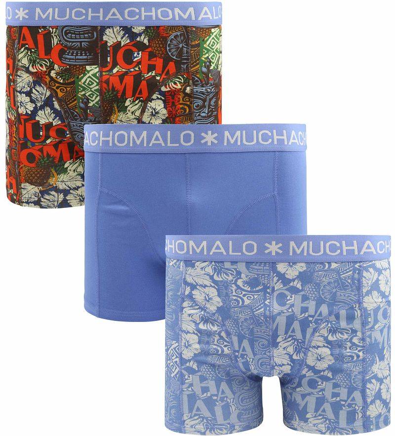 Muchachomalo Boxershorts 3er-Pack Tiki - Größe XXL von Muchachomalo