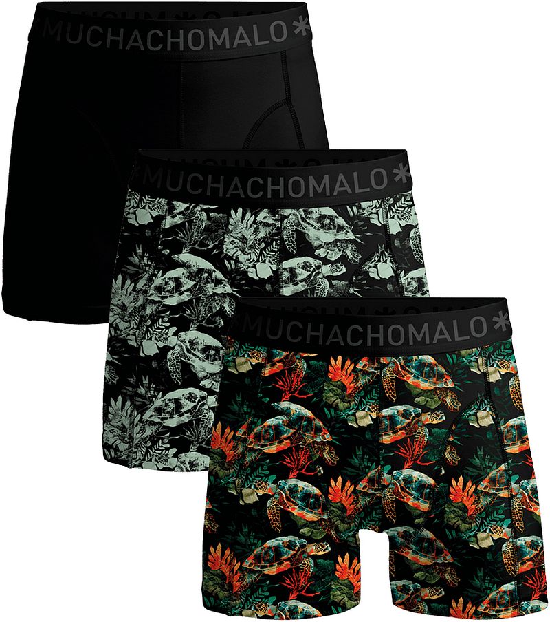 Muchachomalo Boxershorts 3er-Pack Turtle - Größe XL von Muchachomalo