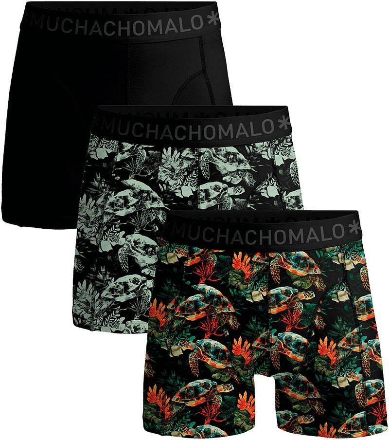 Muchachomalo Boxershorts 3er-Pack Turtle - Größe XL von Muchachomalo