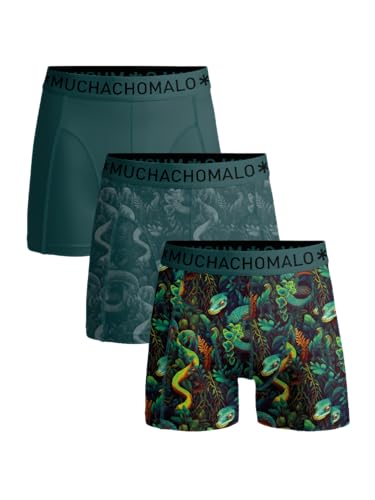 Muchachomalo Herren Boxershorts, Baumwoll Herrenunterwäsche, Multipack 3er Pack, Boxershorts mit Print, Klassische Passform, mit elastischem Bund Muchachomalo Herren Boxershorts, Baumwoll Herrenunterwäsche, Multipack 3er Pack, Boxershorts mit Print, Klassische Passform, mit elastischem Bund von Muchachomalo