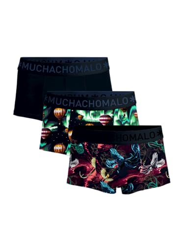 Muchachomalo Herren Boxershorts, Baumwoll Herrenunterwäsche, Multipack 3er Pack, Boxershorts mit Print, Klassische Passform, mit elastischem Bund Muchachomalo Herren Boxershorts, Baumwoll Herrenunterwäsche, Multipack 3er Pack, Boxershorts mit Print, Klassische Passform, mit elastischem Bund von Muchachomalo