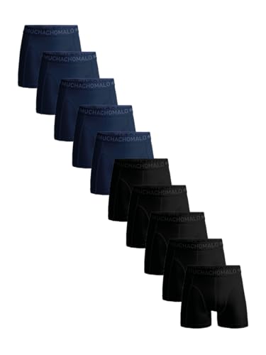 Muchachomalo Herren Boxershorts, Einfarbige Baumwoll Herrenunterwäsche, Multipack 10er Pack, Boxershorts Solid mit klassischer Passform, mit elastischem Bund Muchachomalo Herren Boxershorts, Einfarbige Baumwoll Herrenunterwäsche, Multipack 10er Pack, Boxershorts Solid mit klassischer Passform, mit elastischem Bund von Muchachomalo