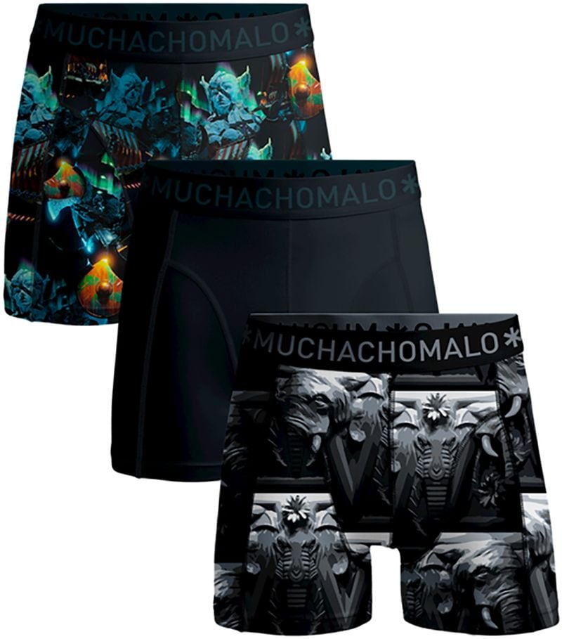 Muchachomalo Shorts 3er-Pack Elephiking - Größe M von Muchachomalo