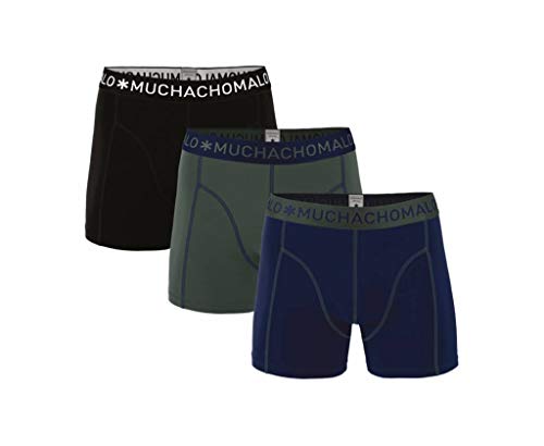 Muchachomalo Solid Boxers Herren (3-pack) von Muchachomalo