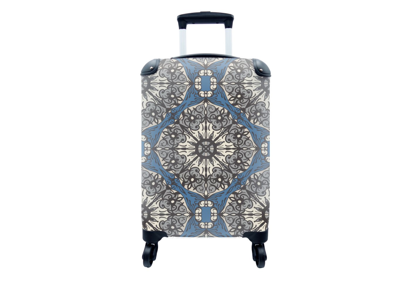 MuchoWow Handgepäckkoffer Mandala - Muster - Vintage, 4 Rollen, Reisetasche mit rollen, Handgepäck für Ferien, Trolley, Reisekoffer von MuchoWow