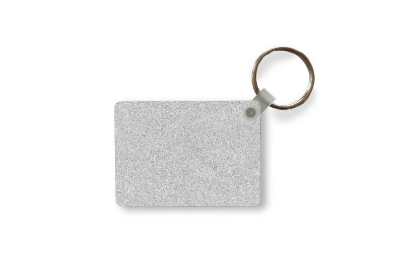 MuchoWow Schlüsselanhänger Granit - Struktur - Grau - Design, Rechteckig mit Schlüsselring, Geschenk, Accessoire, 6x4 cm von MuchoWow