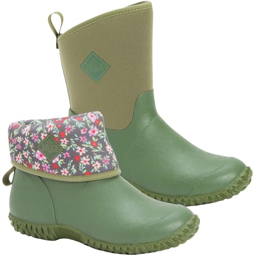 Muck Boots Damen Women's Rubber Garden Boots Schneestiefel, Grün mit Blumenmuster, 42 EU Muck Boots Damen Women's Rubber Garden Boots Schneestiefel, Grün mit Blumenmuster, 42 EU von Muck Boots