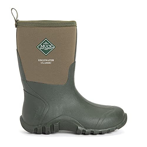 Muck Boot Herren Edgewater Classic Mid Rubber Synthetic Moss Stiefel 39 EU von Muck Boots