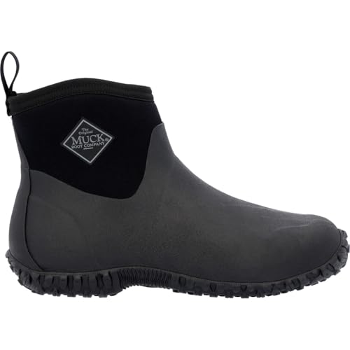 Muck Boot Men's Muckster II Breathable Flex-Foam Rubber Ankle Boots Black M15 US von Muck Boots