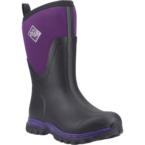 Muck Boots Arctic Sport II Mid Rubber Damen Black/Acai Winter Mid Calf Boots, Schwarz , 42.5 EU von Muck Boots