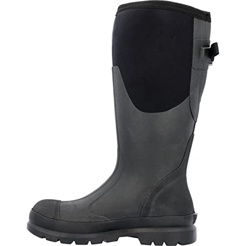 Muck Boots Damen Chore Wide Calf Gummistiefel, Schwarz, 36 EU von Muck Boots