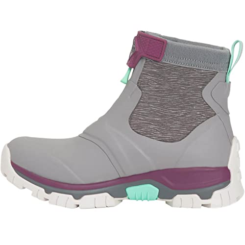 Muck Boots Damen Apex Mid Zip Gummistiefel, grau, 38.5 EU von Muck Boots