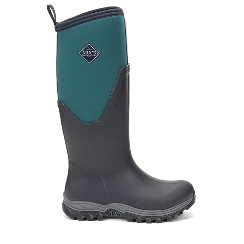 Muck Boots Damen Arctic Sport II Tall Gummistiefel, Navy/Spruce, 43 EU von Muck Boots