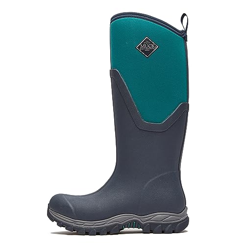 Muck Boots Damen Arctic Sport II Tall Gummistiefel, Navy/Spruce, 43 EU von Muck Boots