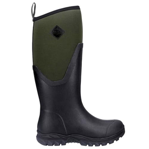 Muck Boots Damen Arctic Sport II Tall Synthetic Textile Black Moss Plain Stiefel 39 EU von Muck Boots