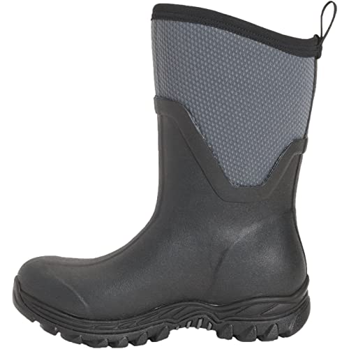 Muck Boots Damen Arctic Sport Mid Gummistiefel, Black/Grey, 36 EU von Muck Boots