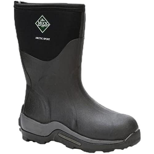 Muck Boots Damen Arctic Sport Mid Gummistiefel, Schwarz (Black/Black), 47 EU von Muck Boots