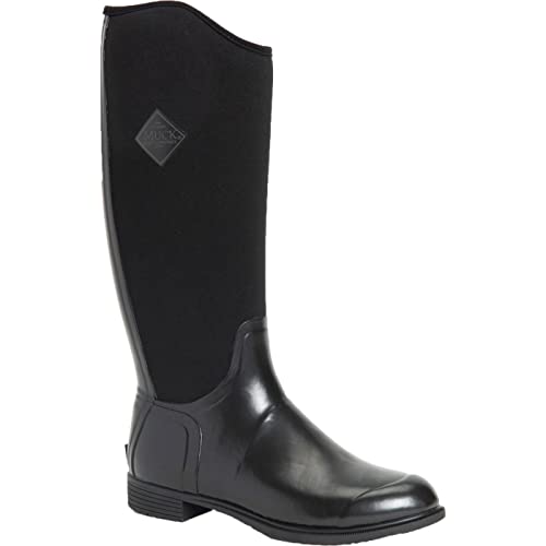 Muck Boots Damen Derby Tall Gummistiefel, Schwarz, 38.5 EU von Muck Boots