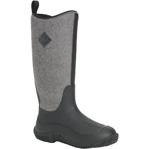 Muck Boots Damen Hale Gummistiefel, Schwarz W Fuzzy Fischgrätenmuster, 43 EU Muck Boots Damen Hale Gummistiefel, Schwarz W Fuzzy Fischgrätenmuster, 43 EU von Muck Boots