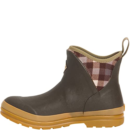 Muck Boots Damen Originals Knöchel Gummistiefel, Braunes Karomuster, Numeric_41 EU von Muck Boots