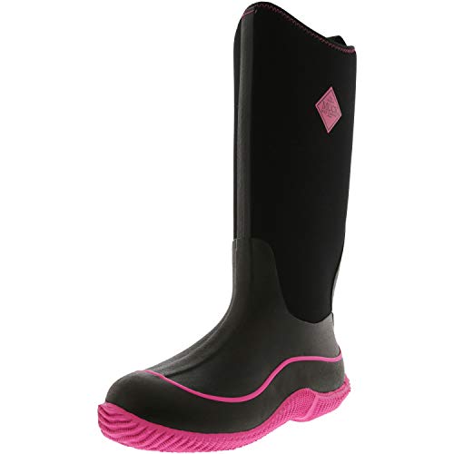 Muck Boots Hale, Damen Stiefel, Schwarz (black/hot Pink), 37 EU (4 UK) von Muck Boots