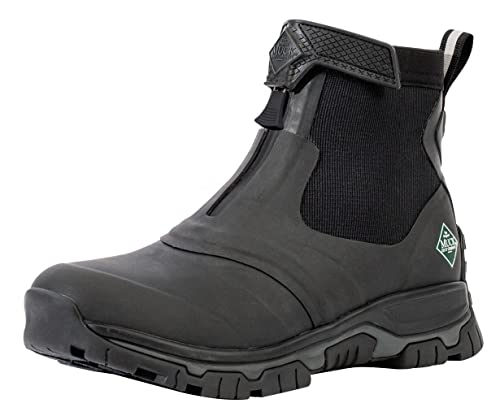 Muck Boots Herren Apex Mid Zip Gummistiefel, Black/Dark Shadow, 39.5 EU von Muck Boots