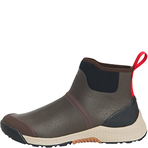 Muck Boots Herren Outscape Chelsea Gummistiefel, Braun/Rot, 43 EU von Muck Boots