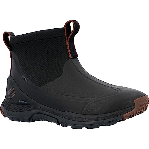 Muck Boots Herren Terra Slip On-Outscape Max wasserdichte Stiefelette, Schwarz, 46 EU von Muck Boots