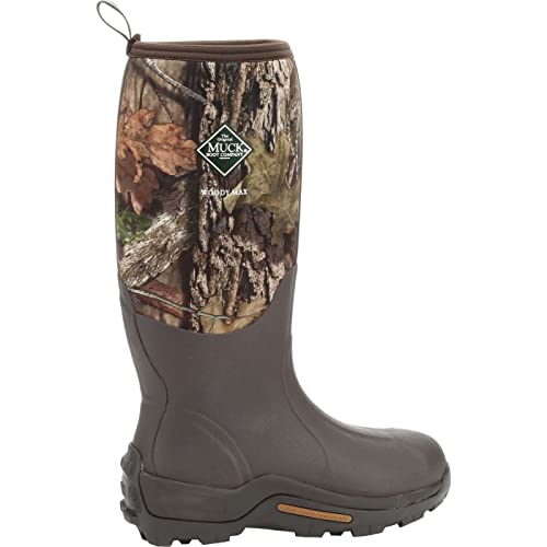 Muck Boots Herren Woody Max (New Camo) Regenstiefel, Brown Mossy Oak Camo, 48 von Muck Boots