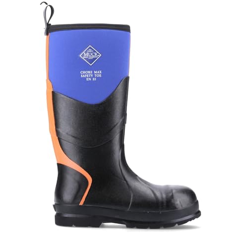 Muck Boots Unisex Chore Max S5 Gummistiefel, Blau, Orange, 37 EU von Muck Boots