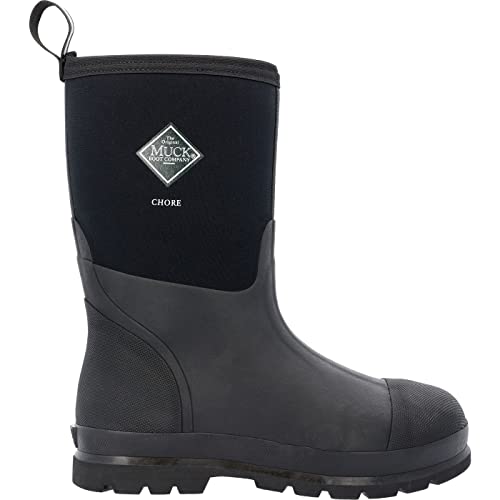 Muck Boots Unisex-Erwachsene Chore Mid Gummistiefel, Schwarz Black Black von Muck Boots