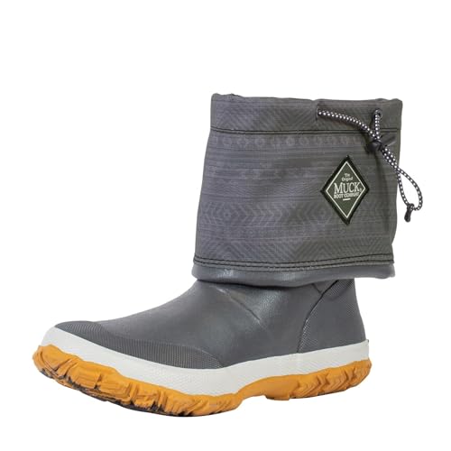 Muck Boots Unisex-Erwachsene Forager Tall Gummistiefel, Dark Grey/Print, 37 EU von Muck Boots