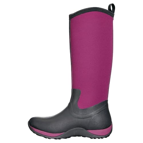 Muck Damen Boots Arctic Adventure Stiefel, Schwarz (Black/Maroon), 38 EU (5 UK) von Muck Boots