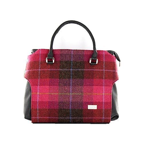 Emily Damen-Handtasche, Tweed, Einheitsgröße, rot, Einheitsgröße von Mucros Weavers