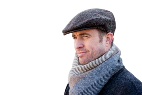 Mucros Weavers Irish Trinity Flat Cap für Herren Newsboy Hut von Mucros Weavers