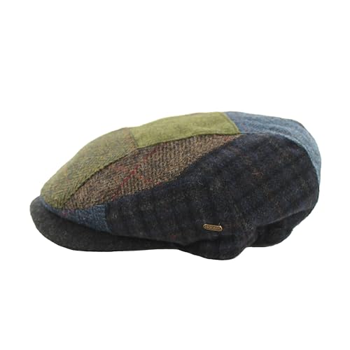 Mucros Weavers Kerry Cap Irish Hat für Herren Fischgrätenwolle, Mehrere Farben, Large von Mucros Weavers