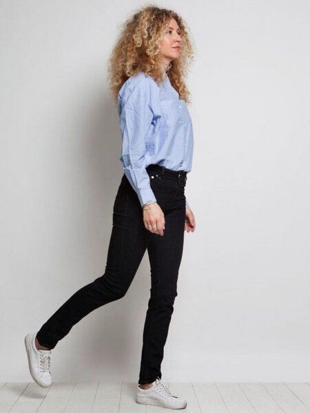 MUD Jeans Jeans Straight Fit - Swan - Strong Blue von MUD Jeans
