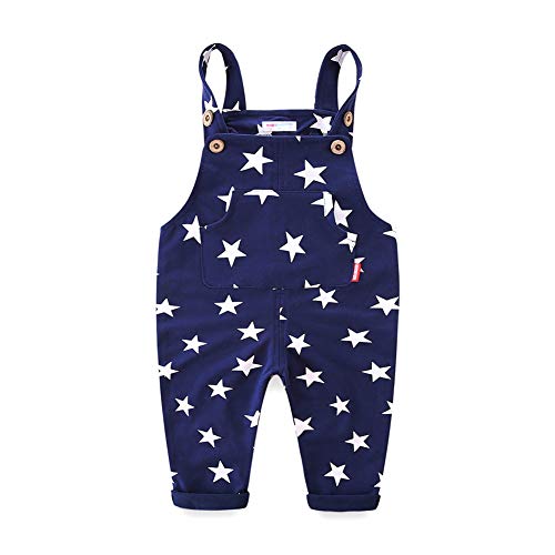 Mud Kingdom Baby Overalls Lässiger Baumwolle Stern Marine 18-24 Monate von Mud Kingdom