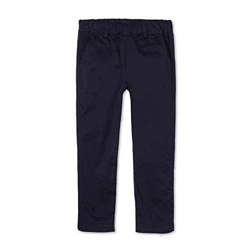 Mud Kingdom Große Jungen Chino Hosen Baumwolle Einfarbig Einstellbare Knopf Schule Casual Mode Zu Allen Jahreszeiten Navy Blau 10 Jahre von Mud Kingdom