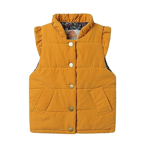 Mud Kingdom Große Mädchen leicht niedlich Blumenmuster Gelb 9-10 Jahre von Mud Kingdom