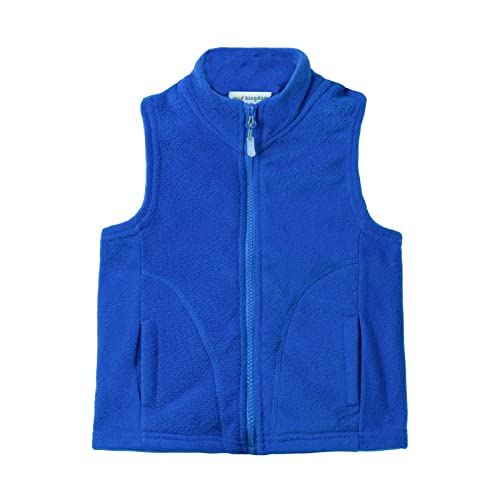 Mud Kingdom Jungen Kinder Junge Süßigkeiten Farbe Design Fleece Winter Weste Kinderbekleidung 2-3 Jahr(advice 100 cm height) Blau von Mud Kingdom