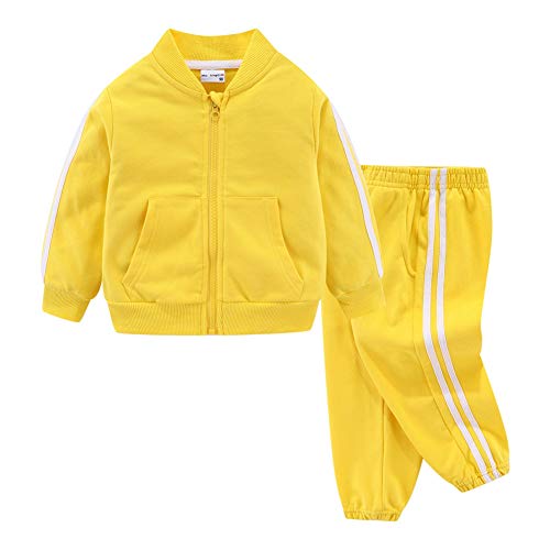 Mud Kingdom Klein Jungen Sweatsuit Casual Outerwear Gelb Zurück in die Schule 6 Jahre von Mud Kingdom