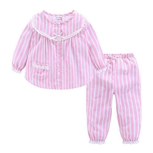 Mud Kingdom Kleinkind Mädchen Pyjama Sets Süße Liebe Nachtwäsche Rosa 3 Jahre von Mud Kingdom