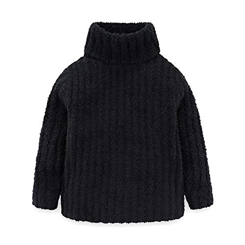 Mud Kingdom Kleinkind Mädchen Rollkragenpullover Turtleneck Strickpulli Schwarz 2 Jahre von Mud Kingdom