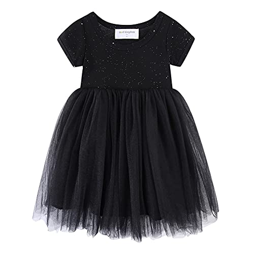 Mud Kingdom Kleinkind Mädchen Schwarz Tutu Kleid Flowy Cute Sparkle Tüll 2 Jahre von Mud Kingdom
