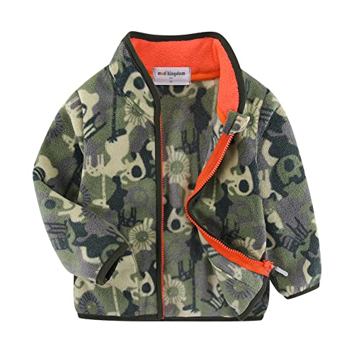 Mud Kingdom Kleinkind Stehkragen Fleecejacke Reißverschluss Leichte Outdoorjacke Tarnung für 3 Jahre Mud Kingdom Kleinkind Stehkragen Fleecejacke Reißverschluss Leichte Outdoorjacke Tarnung für 3 Jahre von Mud Kingdom